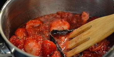 клубнично-ванильный джем