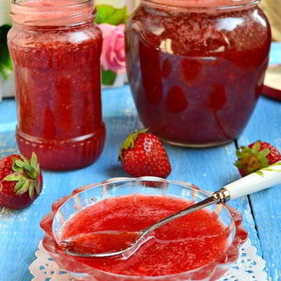 Клубничный джем без варки на зиму