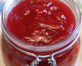 Клюквенно-яблочный джем с тимьяном