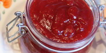 клюквенно-яблочный джем с тимьяном