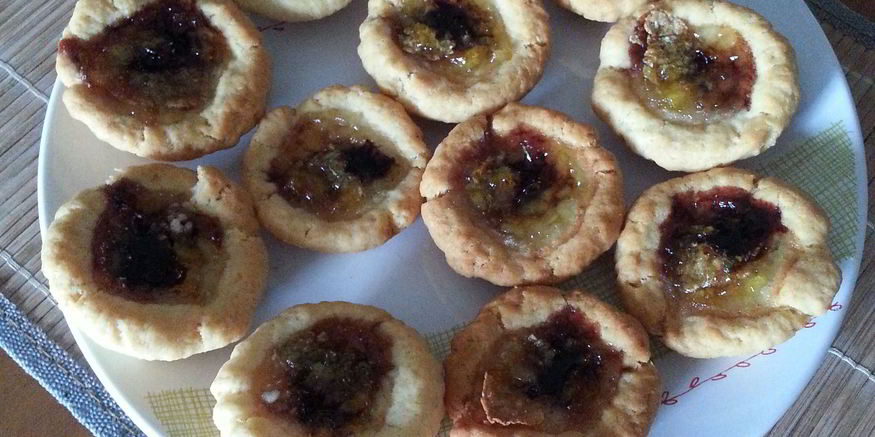 Рецепт корзиночек с джемом