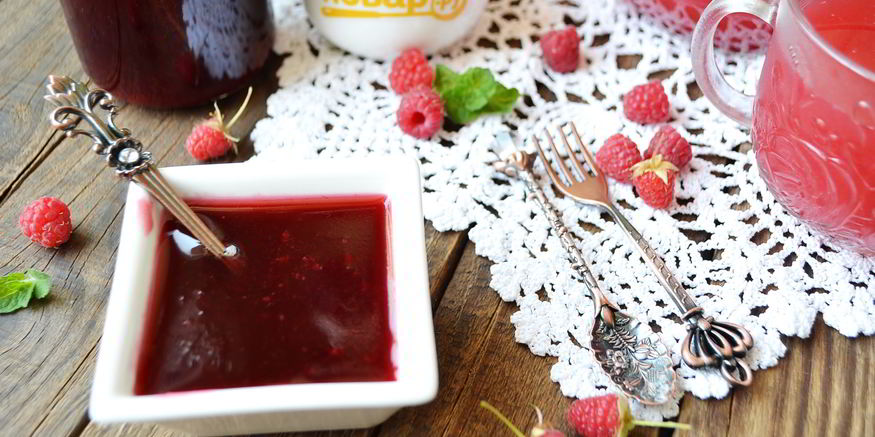 Рецепт малинового джема без косточек