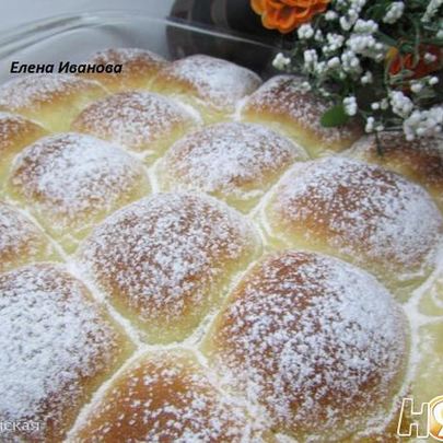 Немецкие бухтели с джемом