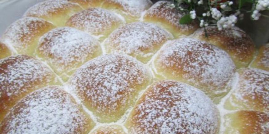 Рецепт немецких бухтелей с джемом