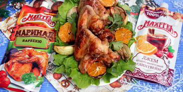 пикантные куриные крылышки в маринаде барбекю с джемом глинтвейн