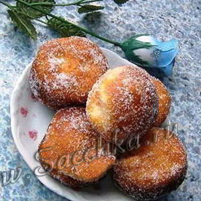 Пончики с джемом Berliner