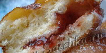 пончики с джемом berliner