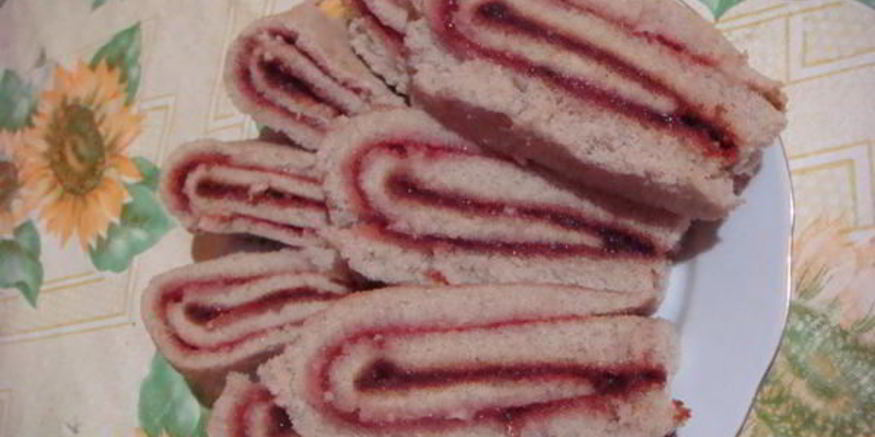 Рецепт рулета с джемом