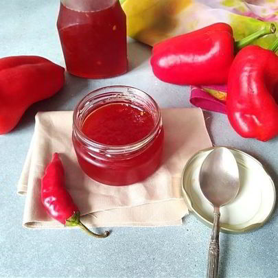 Соус-джем из перцев чили