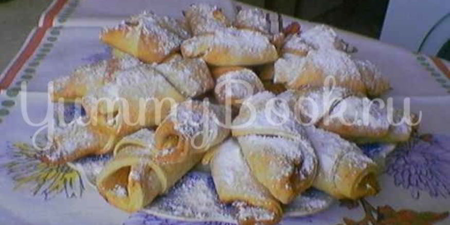 Рецепт трубочек с джемом