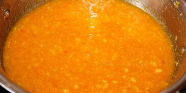 тыквенный джем с хурмой и апельсином