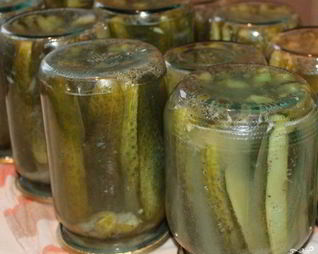 Горчичные огурчики на зиму