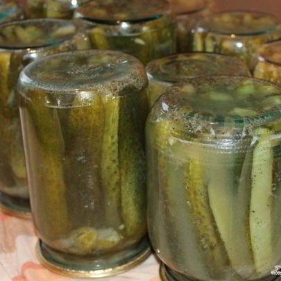 Горчичные огурчики на зиму