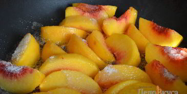 карамелизированные персики для начинки