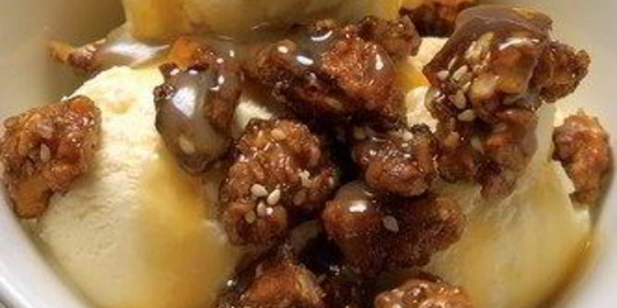 Рецепт карамелизованных грецких орехов с солью