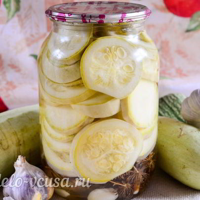 Хрустящие кабачки на зиму