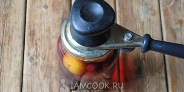 абрикосово-вишневый компот на зиму