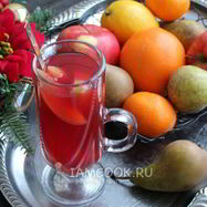 Рецепт Глинтвейна безалкогольного из компота
