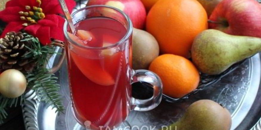 Рецепт глинтвейна безалкогольного из компота