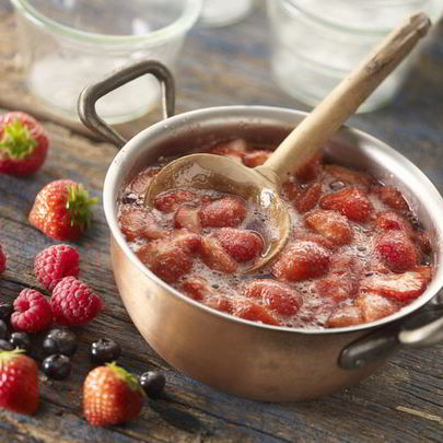 Клубничный компоте для торта