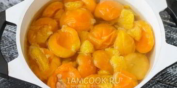 компот из абрикосов и апельсинов на зиму