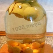 Рецепт Компота из абрикосов и яблок