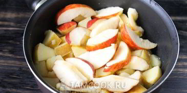 компот из айвы и яблок на зиму