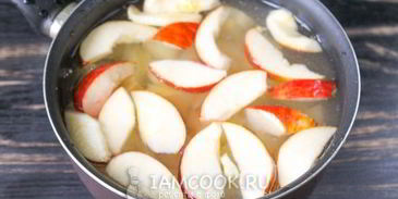 компот из айвы и яблок на зиму
