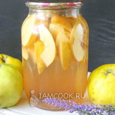 Компот из айвы на зиму