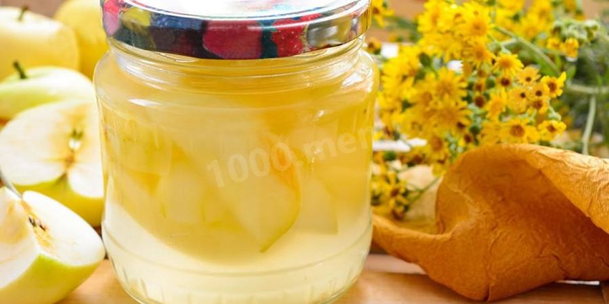 Рецепт компота из белого налива на зиму