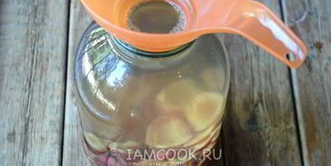 компот из черешни без косточек на зиму