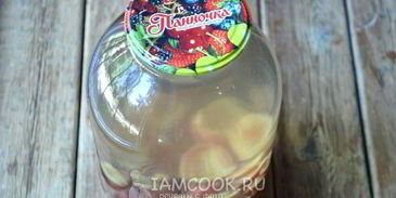 компот из черешни без косточек на зиму