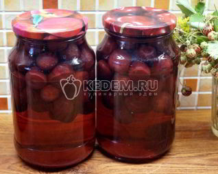 Компот из черешни на зиму