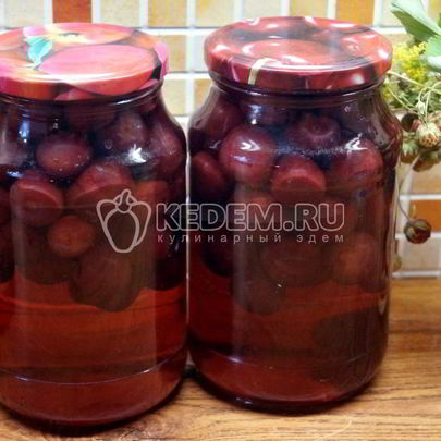 Компот из черешни на зиму