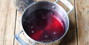 компот из черники