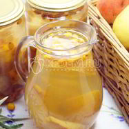 Рецепт Компота из груш с облепихой