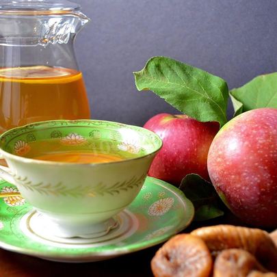 Компот из инжира сушеного и яблок