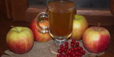 компот из калины и яблок
