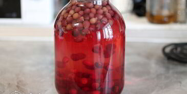 компот из кизила и винограда на зиму