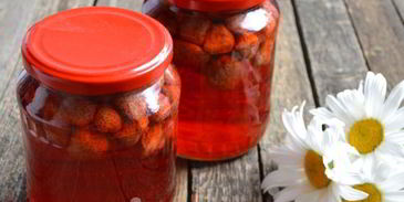 компот из клубники на зиму без стерилизации