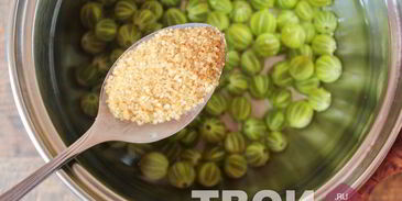 компот из крыжовника и мяты