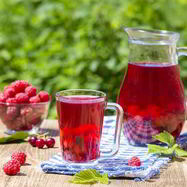 Рецепт Компота из малины и черешни