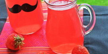 компот из ревеня и лесной малины