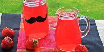 компот из ревеня и лесной малины