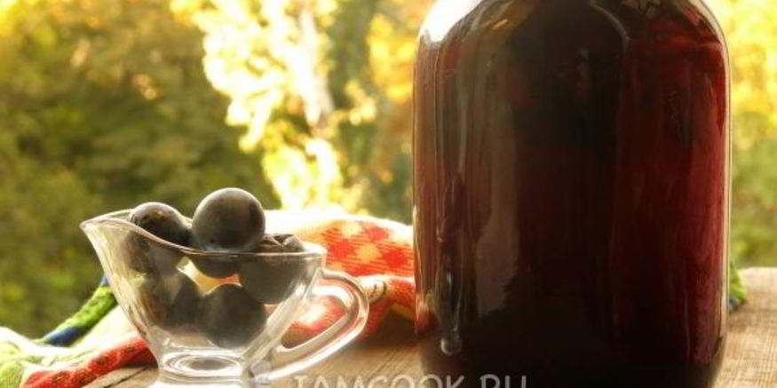 Рецепт компота из терна на зиму