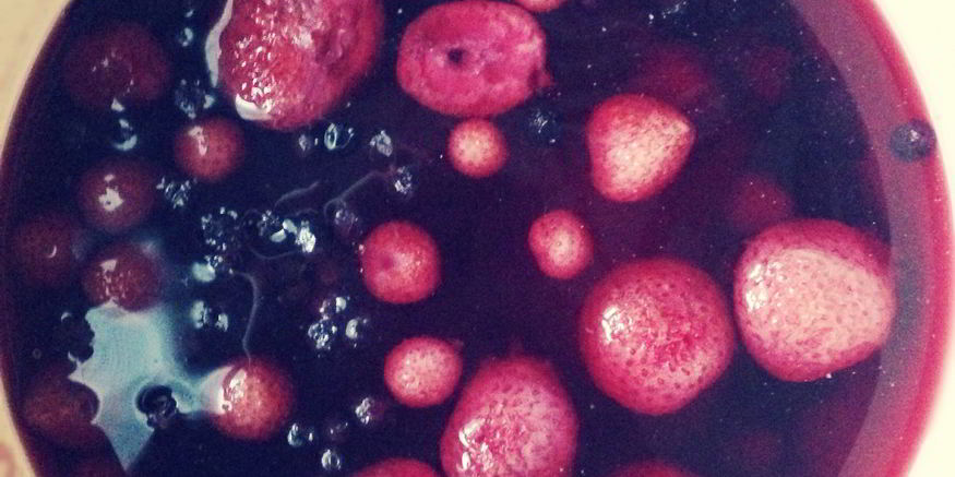 Рецепт компота из замороженных ягод