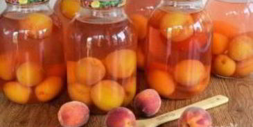 персиковый компот на зиму