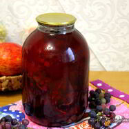 Рецепт Виноградного компота на зиму