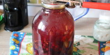 виноградный компот на зиму