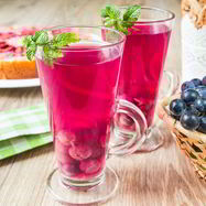 Рецепт Виноградного компота с мятой